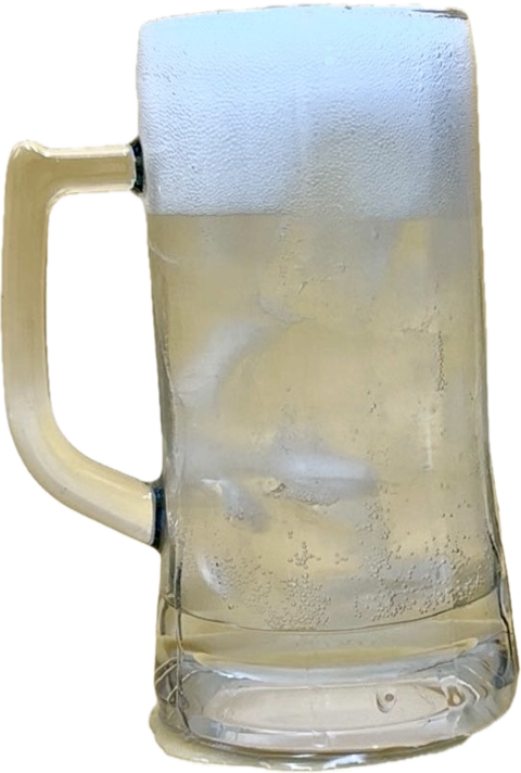 Frosty mug of GingerBros Ginger Fizz